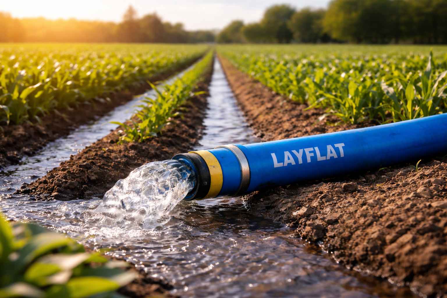 لوله لی فلت آبیاری کشاورزی